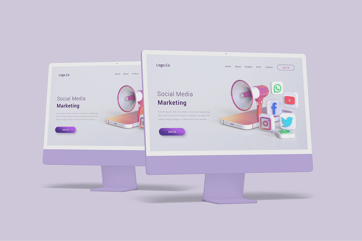 iMac Desktop Mockup Bundles, a Mac Mockup by Graphic Aesthetic (Photo 20 of 22)