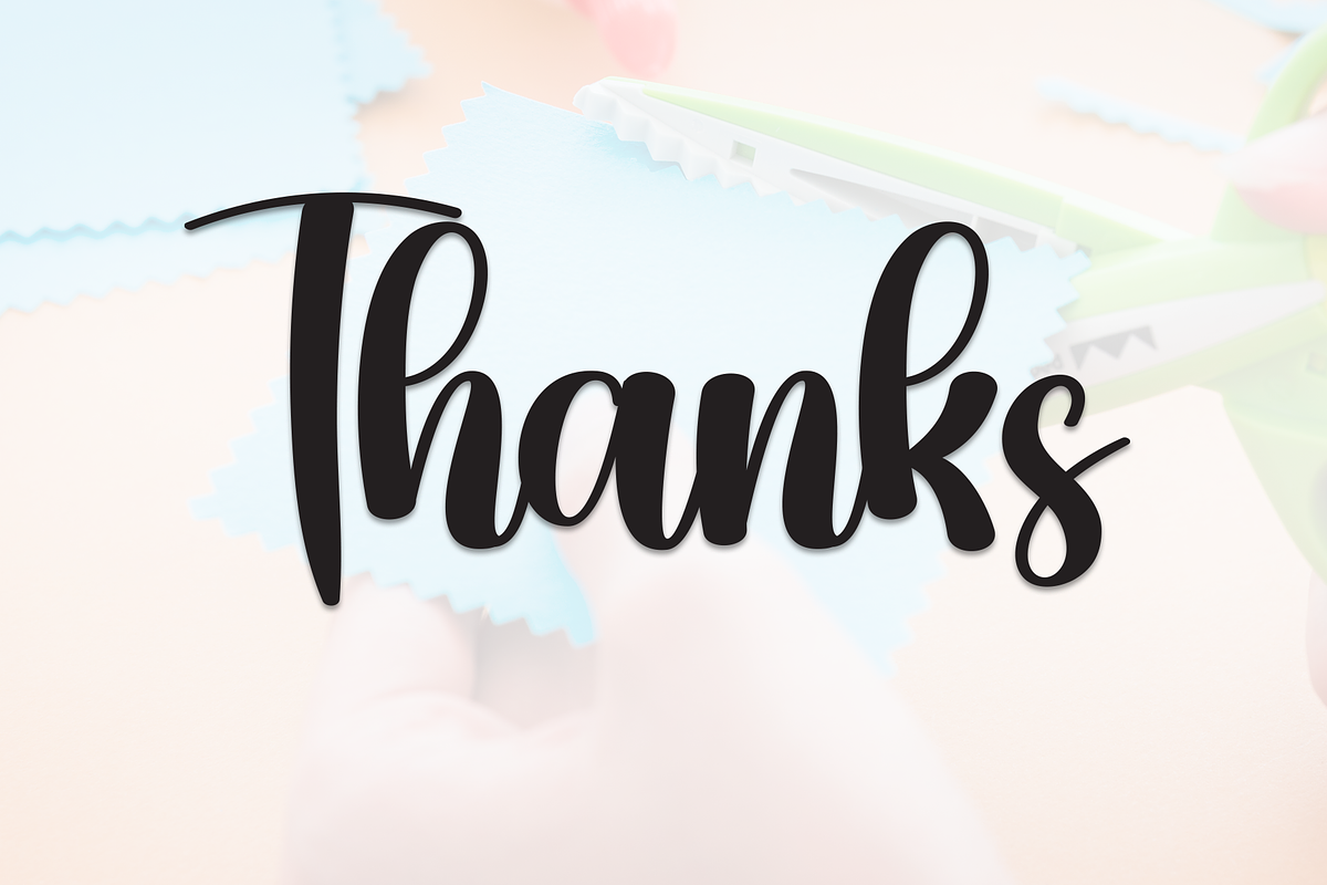 Cutting | Script Font, a Handwritten Font by Scratchones (Photo 9 of 9)