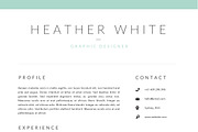 3 Page Resume Template | INDD + DOCX, a Resume Template by BlackDotResumes (Thumbnail 5 of 6)