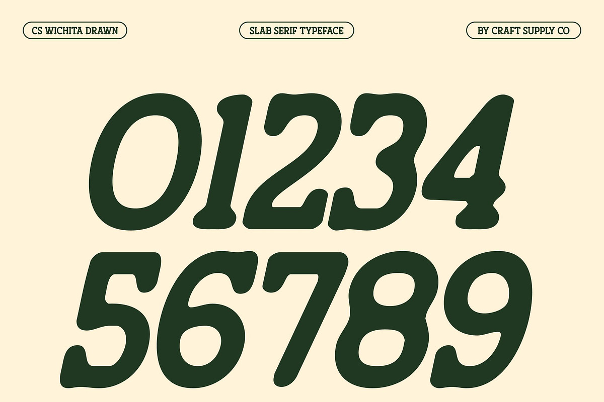 CS Wichita Drawn, a Slab Serif Font by Craft Supply Co. (Photo 4 of 8)