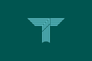 Geometric T Line Logo, a Branding & Logo Template by Salman Shop