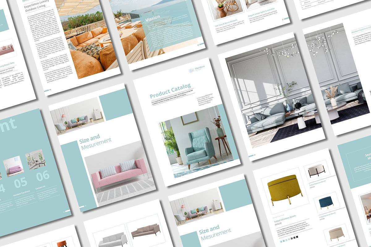 Furniture Product Catalogue Canva, a Brochure Template by TheBrightGrap (Photo 6 of 10)