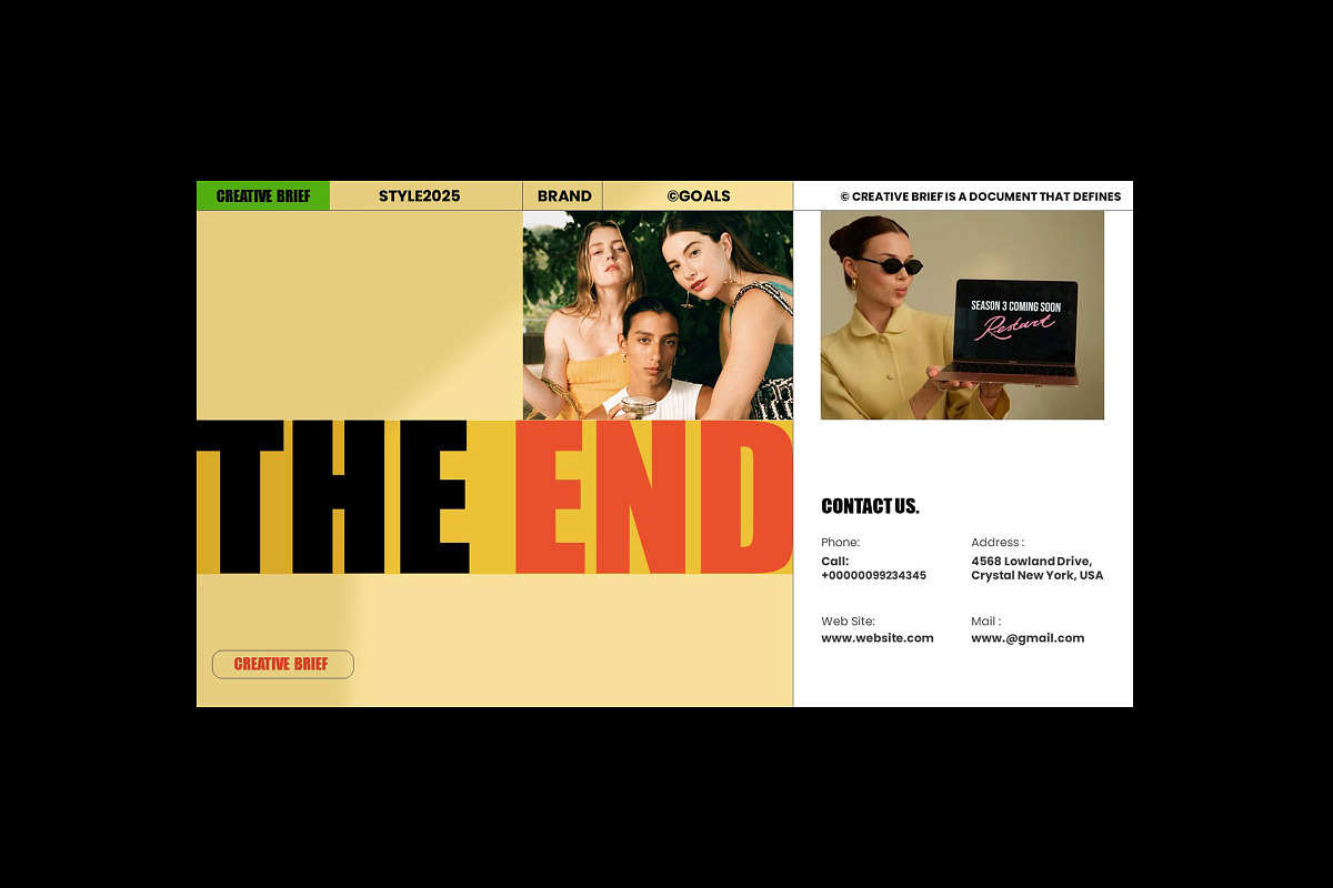 Brief Campaign Creative Template, a Presentation Template by Studio Industry (Photo 10 of 11)