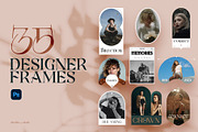 33 Designer Frames, a Design Template by Studio Dusk (Thumbnail 1 of 15)