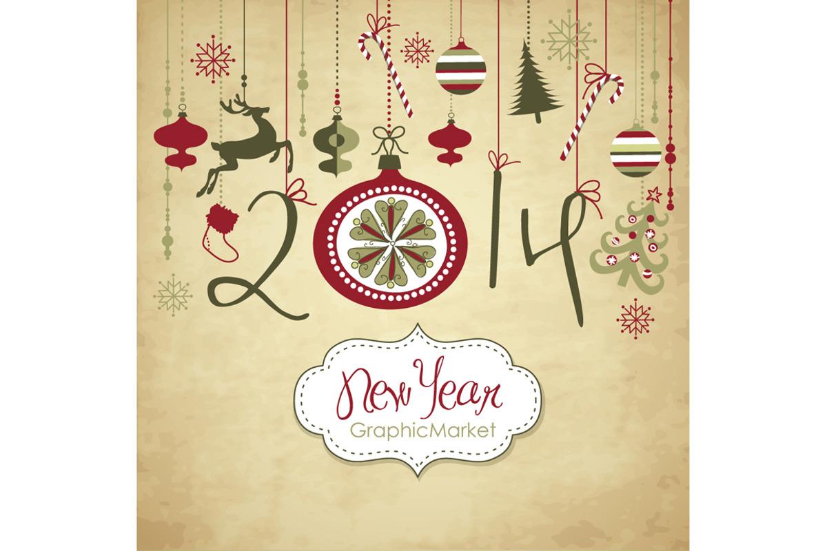 2014 year Digital Clip Art, a Decorative Illustration by GraphicMarket (Photo 1 of 5)