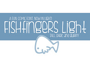 Fishfingers Light, a Sans Serif Font by Brittney Murphy Design (Thumbnail 1 of 2)