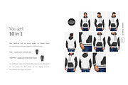 Men Hoodie 2 Mock-ups Set FREE DEMO, a Books & Magazine Mockup by Apparel_Mockups (Thumbnail 8 of 25)
