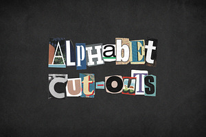 Alphabet Cut-Outs 450 Assets