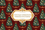 Vintage Christmas Painted Patterns 1, a Pattern Graphic by Euonia Meraki (Thumbnail 1 of 8)