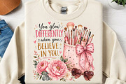 You Glow Differently PNG, Makeup Bag, a Seasonal Illustration by Canvas Craft (Thumbnail 1 of 6)