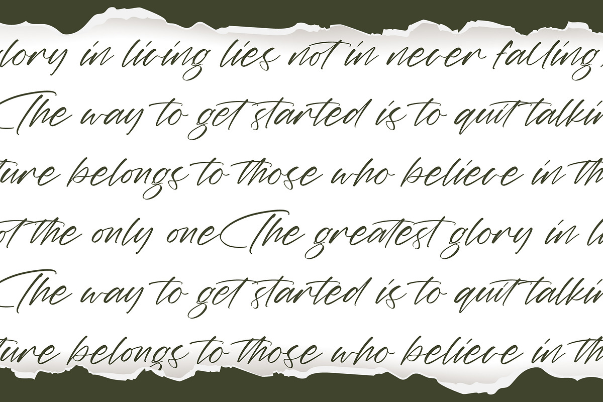 Marie Glachith Beautiful Script Font, a Script Font by Letterena Studios Script (Photo 9 of 15)