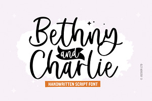 Bethny Charlie - Modern Script Font