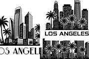 Los Angeles Wall art Skyline, an Empty State Illustration by AlexZeL (Thumbnail 3 of 9)