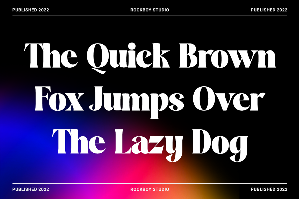 Fariative - Logo Font, a Serif Font by RockboyStd (Photo 7 of 12)