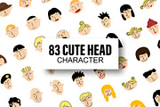 Head Character Design, a Person Illustration by freeject.net (Thumbnail 1 of 2)