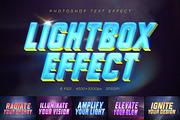 Retro Neon Light Text Effect, a Layer Style Add-On by Andrew Skoch Design (Thumbnail 1 of 9)