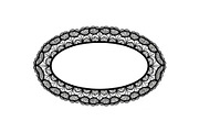 Vintage Lace Oval Frame Bundle, an Illustration by yasushie (Thumbnail 22 of 30)