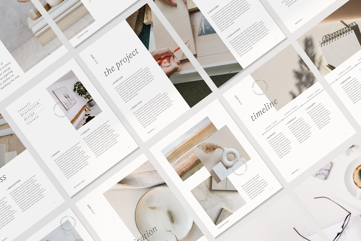 Client Proposal Template Canva, a Presentation Template by frommakertomaker (Photo 2 of 10)