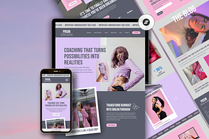 Business Coach Course Website Showit