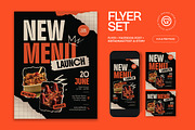 New Menu Launch Flyer, a Flyer Template by graphicook (Thumbnail 1 of 3)