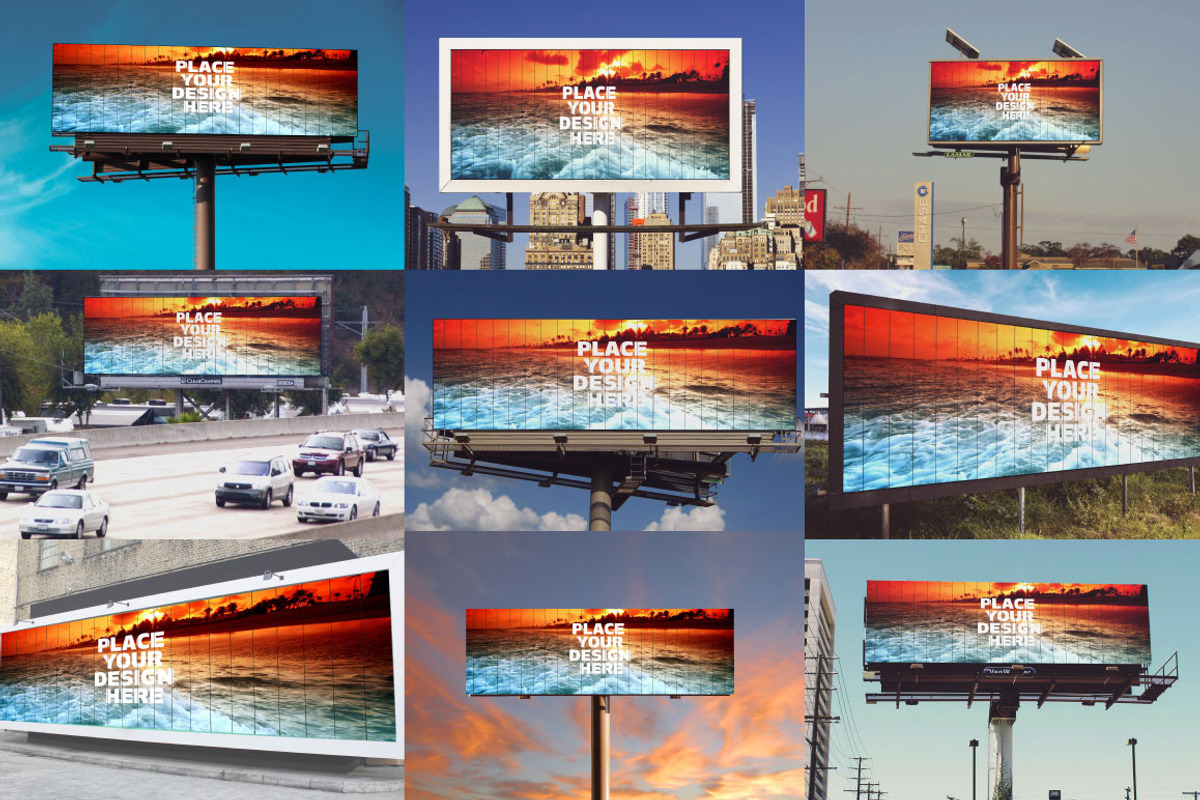 Billboard Mock-up Bundle #2, a Mockup by vraiana (Photo 3 of 4)