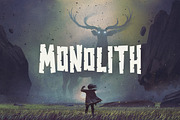 Monolith Typeface, a Font by Tugcu Design Co. (Thumbnail 1 of 5)