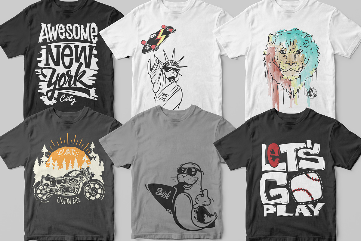 20 T-shirt design collection., an Illustration by Urbanshop (Photo 2 of 5)