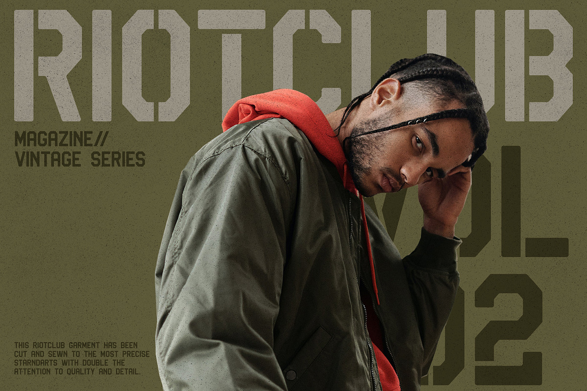 Brave Brigade - Tactical Display Fon, a Sans Serif Font by Invasi Studio (Photo 5 of 10)