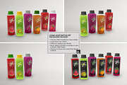 Clear Juice Bottle Sets Mockup, a Packaging Mockup by INCDesign (Thumbnail 7 of 10)