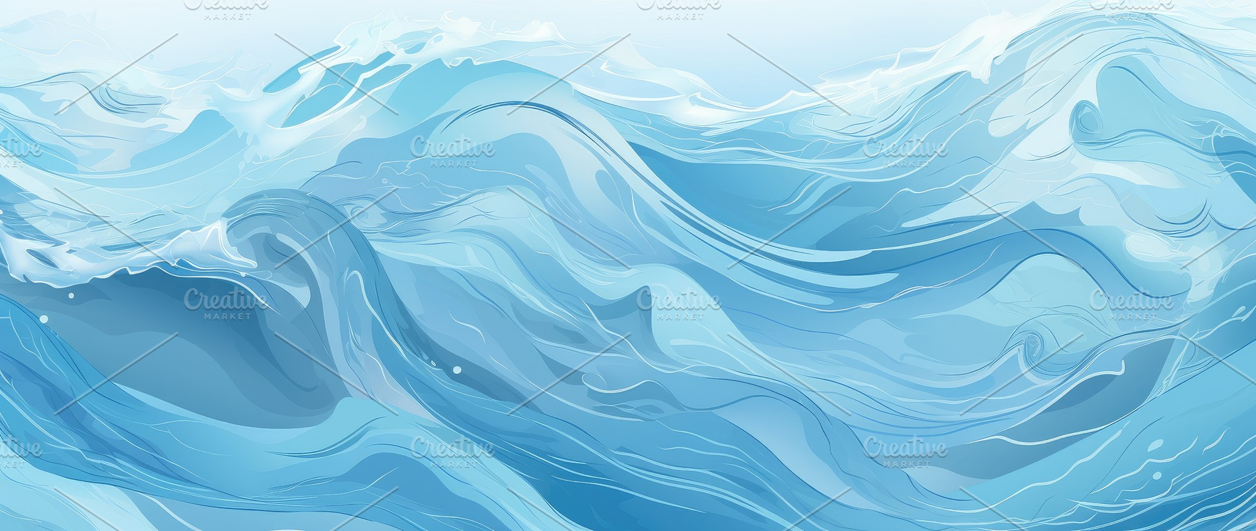 Serenity of the Waves: An Abstract Aquatic Dance in Blue Hues -, an Animal Photo by José Manuel Gelpi