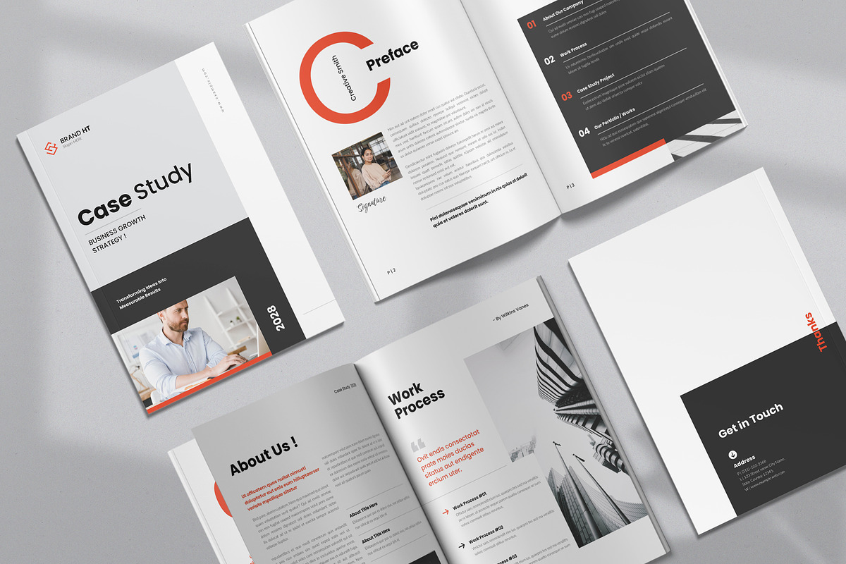 Case Study Brochure Template, a Brochure Template by NorthPeak (Photo 3 of 10)