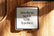 Amethyste Modern Stylish Serif Font, a Serif Font by Heinzel Std (Thumbnail 6 of 15)