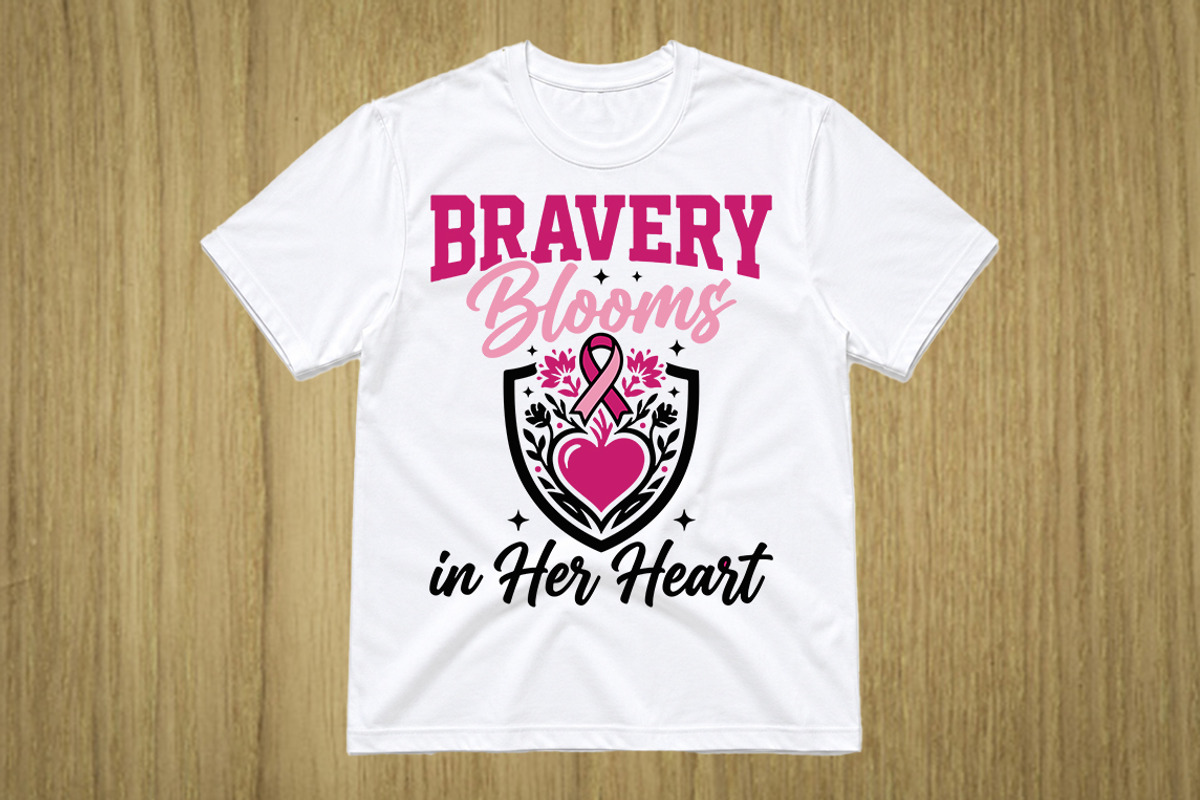 Breast cancer warrior t-shirt design, an Object Graphic by jahid234 (Photo 1 of 3)