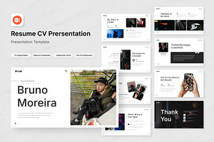 Resume CV Presentation PPT, a Presentation Template by Antstheme