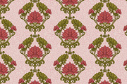 Vintage Lotus Art Nouveau Patterns, a Pattern Graphic by NayaChu (Thumbnail 4 of 9)