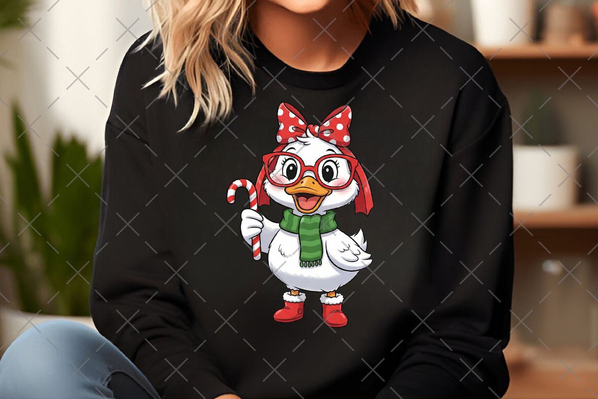 Funny Christmas Goose Sublimation, an Illustration by Craft Nest (Photo 4 of 6)