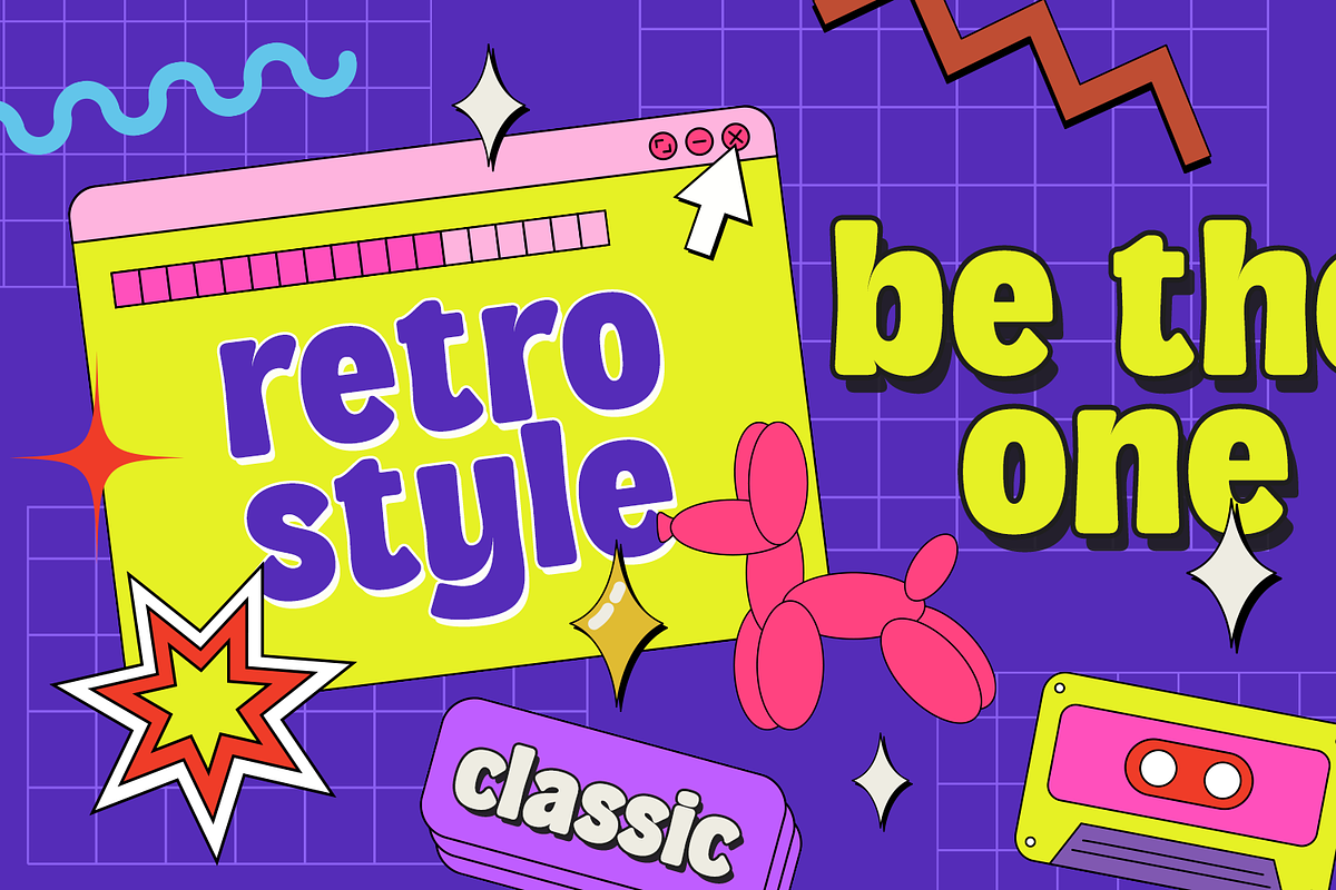 Spunkids - Retro Sans Serif Font, a Sans Serif Font by Pixesia Studio (Photo 2 of 12)