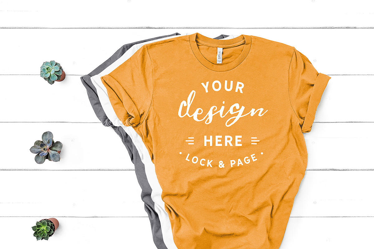 Bella Canvas T-Shirt Mockup Bundle, a Shirt Mockup by lock and page (Photo 46 of 85)