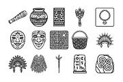 40 Tribal & indigenous cultural Icon, an Outline Icon by Nurlan's shop (Thumbnail 2 of 4)