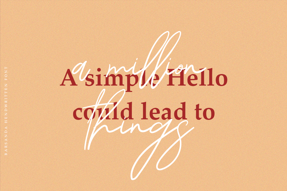 Barsanda, a Font by Typegoals Studio (Photo 8 of 9)