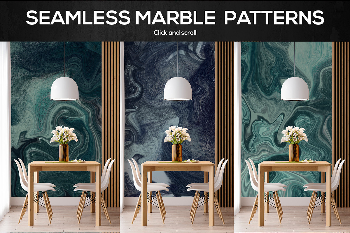 SEAMLESS MARBLE PATTERNS, a Pattern Graphic by ANAKOTO (Photo 8 of 20)