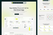 Finsaro – Financial Website Figma UI, an UI Kit Template by TNCFlow (Thumbnail 3 of 5)