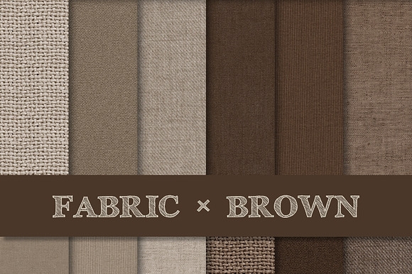 Fabric Texture Backgrounds - Brown preview 5