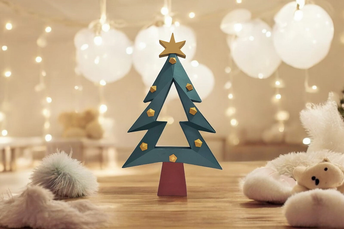 Christmas Tree - 3d papercraft, a Print Template by PAPER amaze (Photo 1 of 4)