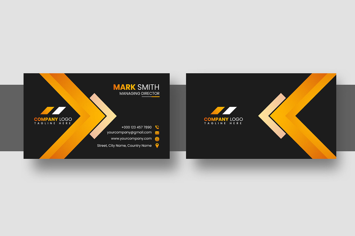 Creative Visiting Card Design, a Graphic by Sashamim22 (Photo 2 of 2)