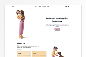 Modern Doggy Daycare Web Theme HTML