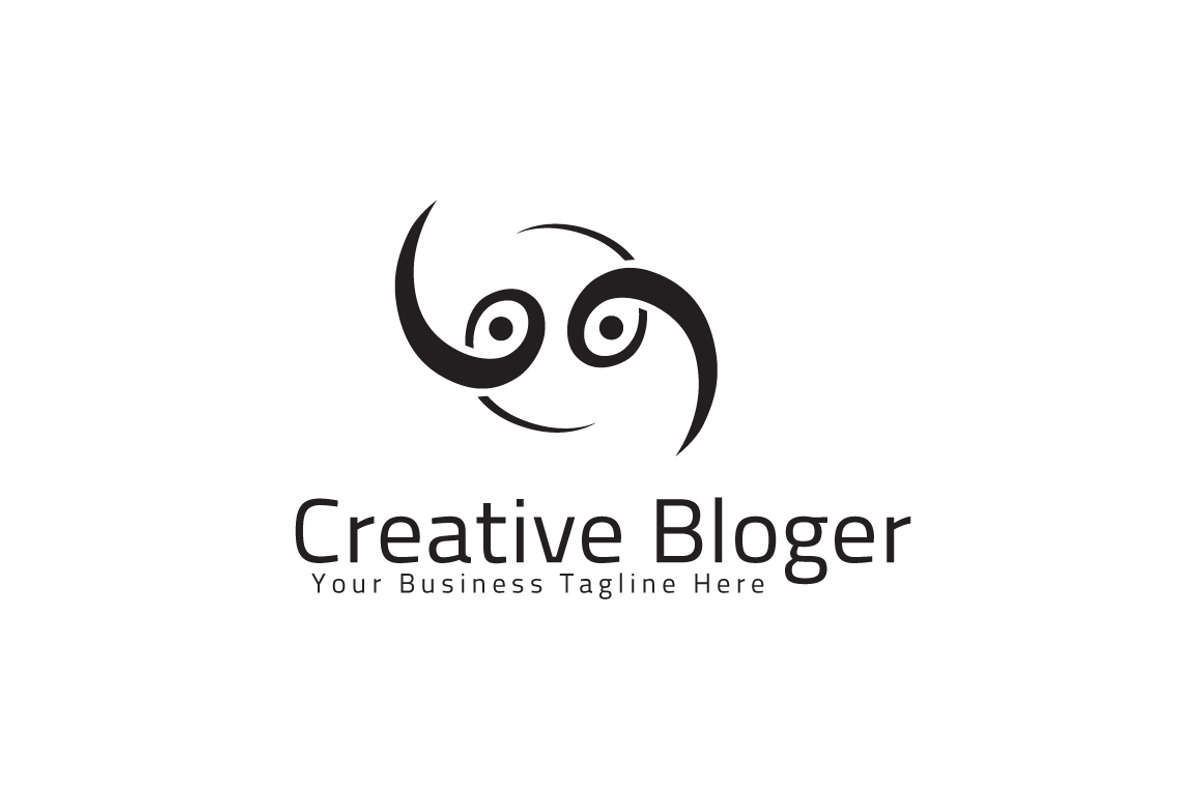 Creative Bloger Logo Template, a Branding & Logo Template by Logo20