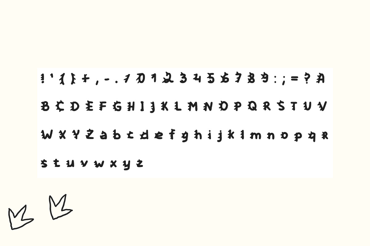 Dino Font, a Handwritten Font by AnnaEshka (Photo 2 of 4)