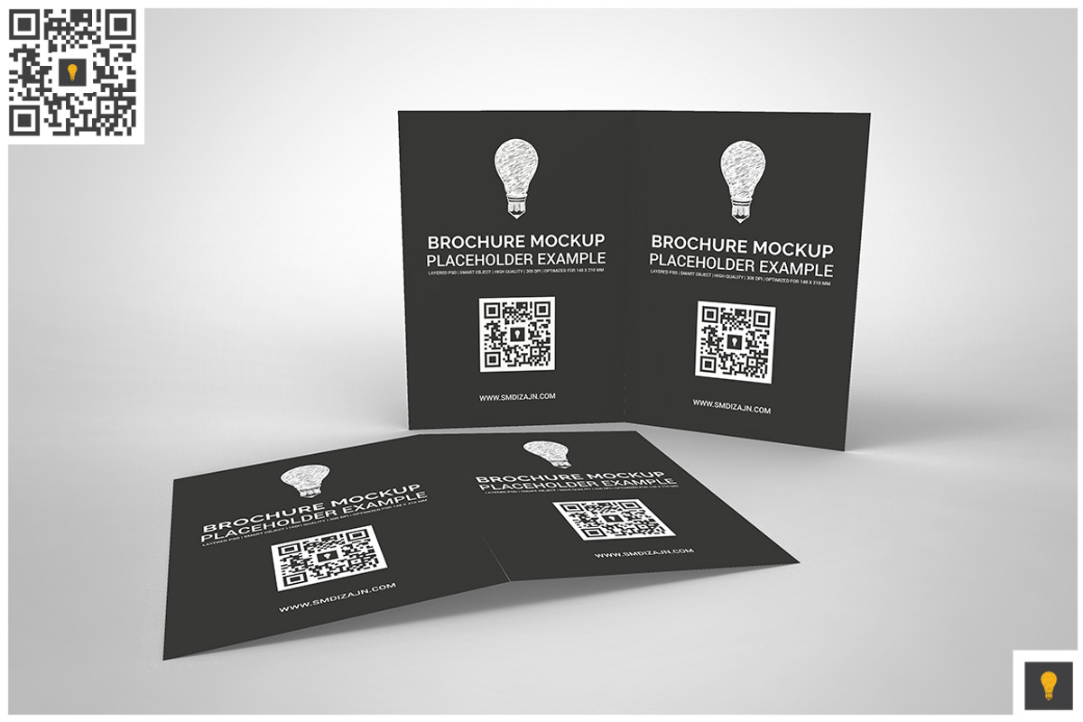 Brochure Bifold Mockup, a Print Template by Shocky Design Studio (Photo 3 of 6)