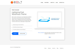 Bolt - Fast WordPress Theme